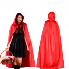 Карнавальний плащ атласний (червоний)